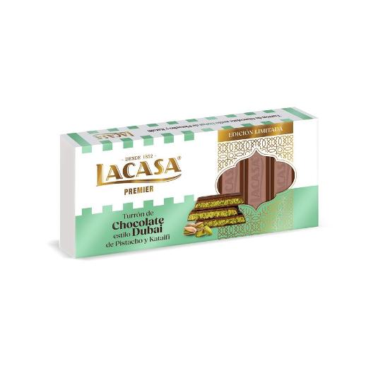 TURRON CHOC.PISTACHO EST.DUBAI LACASA PTLLA 200 GR
