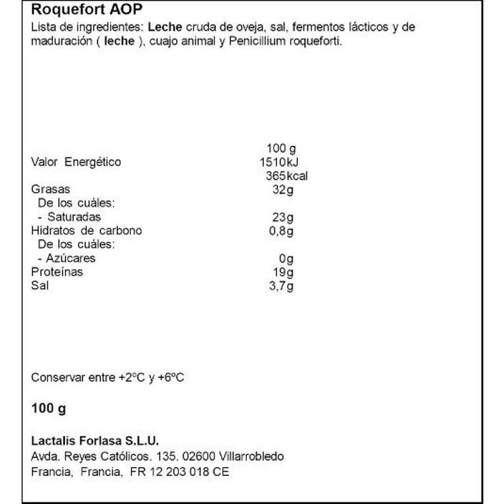 QUESO ROQUEFORT 4X25 SOCIETE ESTCH 100 GR