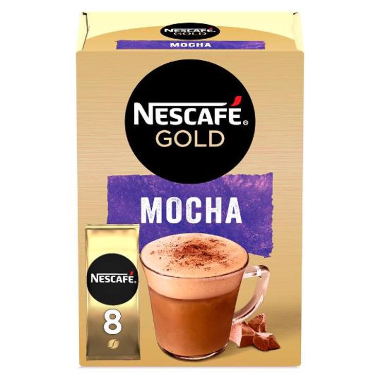 CAFE SOLUBLE STICK MOCHA 8U. NESCAFE PQTE 144 GR