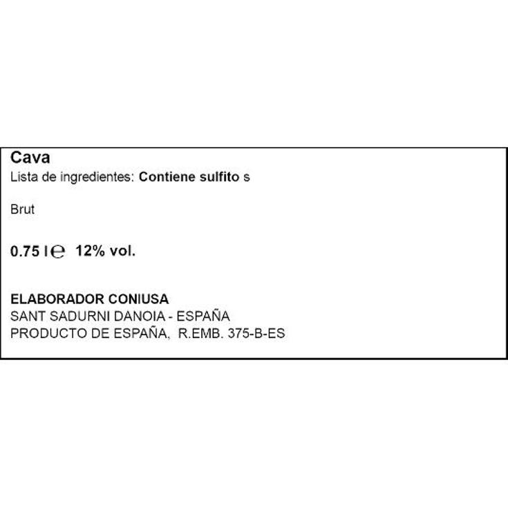 CAVA ROSE 12º BACH BTLLA 75 CL