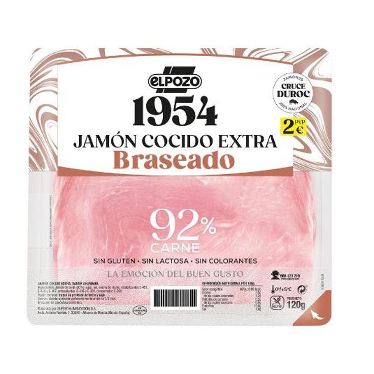 JAMON C.BRAS.DUROC LONCHAS 1954 ELPOZO PQTE 120 GR