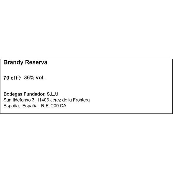 BRANDY 36ºL TERRY 1900 BTLLA 70 CL