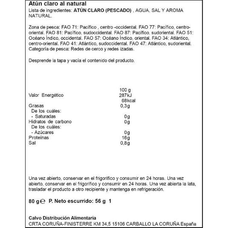 ATUN NATURAL 3X52G SPAR PACK 156 GR