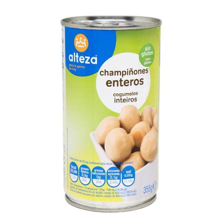 CHAMPIÑON ENTERO SPAR LATA 355 GR