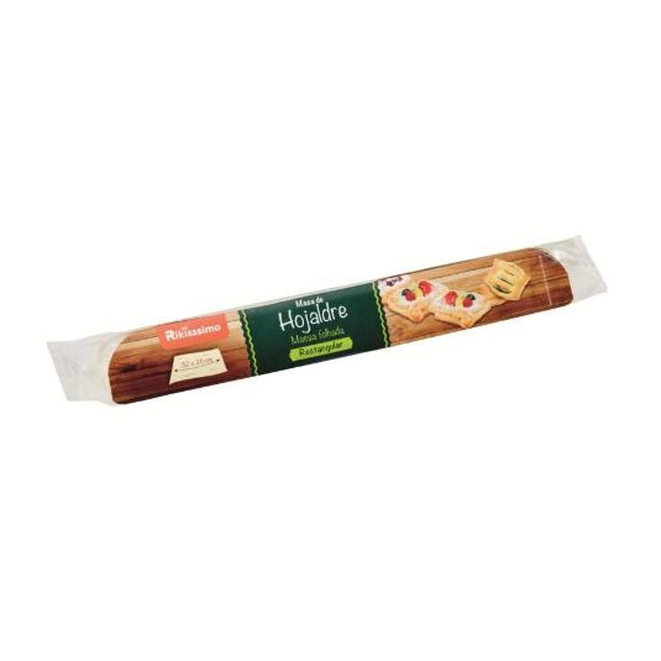 MASA HOJALDRE RECTANGULAR RIKISSSIMO UNIDAD 230 GR