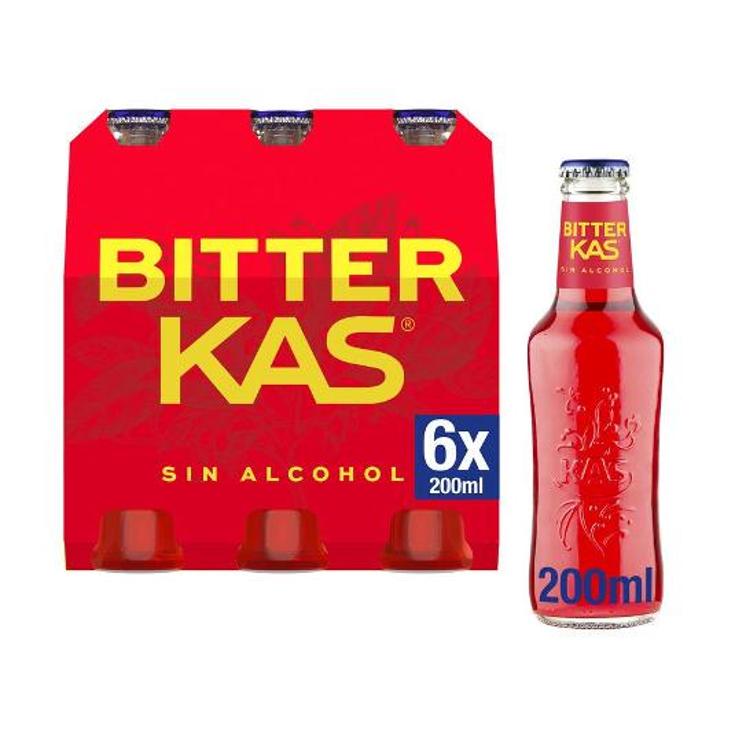 BITTER SIN ALCOHOL 6X200ML KAS PACK 1200 ML