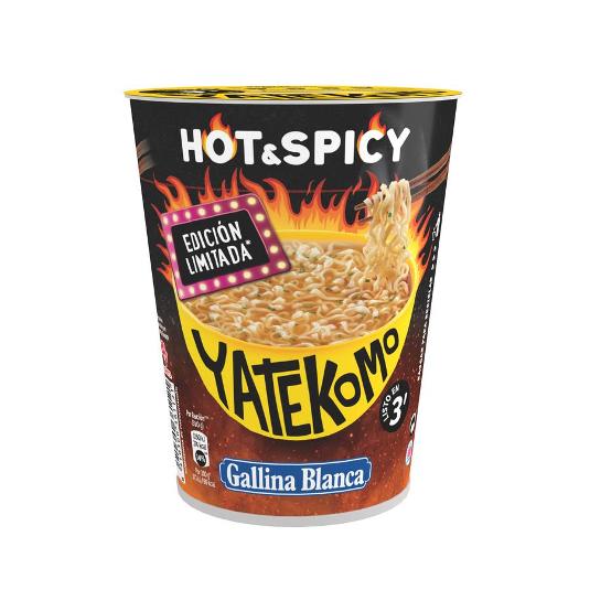 FIDEOS OR.HOT SPICY YATEKOMO G.BLANCA BOTE 60 GR