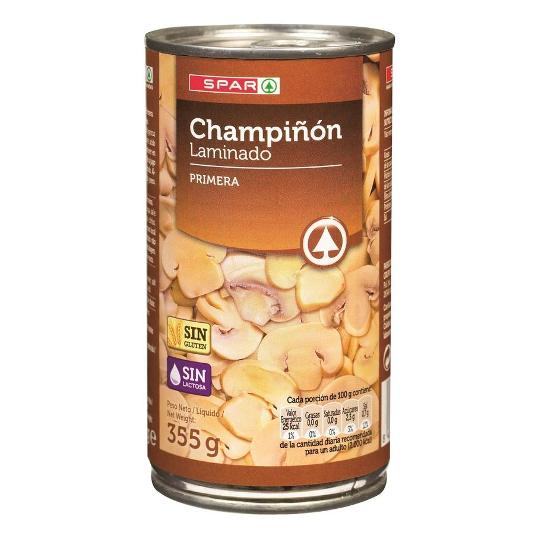 CHAMPIÑON LAMINADO SPAR BOTE 185 GR