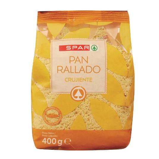 PAN RALLADO CRUJIENTE SPAR PQTE 400 GR