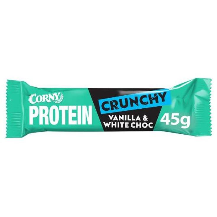 BARRITA PROTEIN CRUNCHY VAINILL CORNY UNIDAD 45 GR