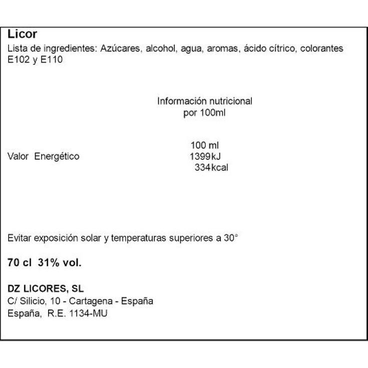 LICOR 43 31º 43 BTLLA 70 CL