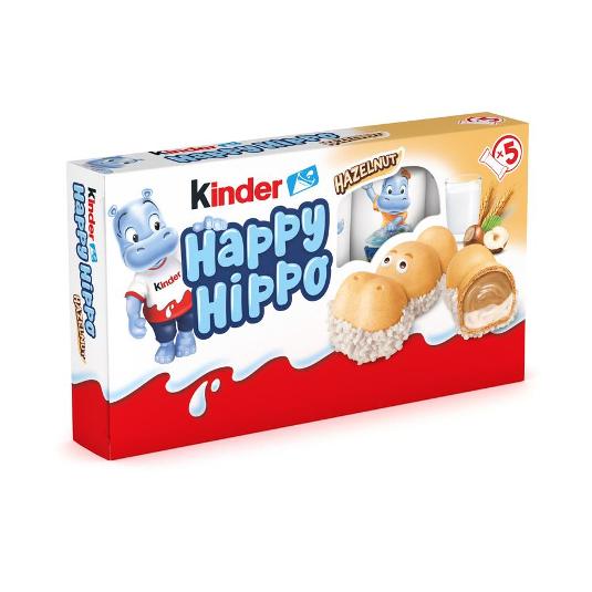 HAPPY HIPPO 5 UDS KINDER ESTCH 102 GR