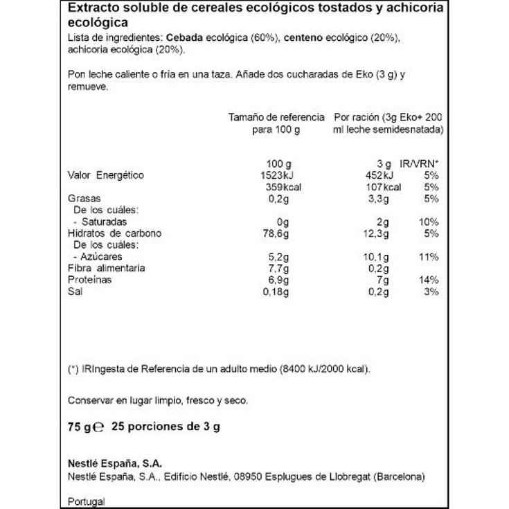 SOLUBLE EKO FRASCO 75 GR