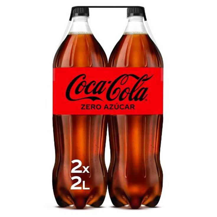 COCA COLA ZERO 2X2LT COCA COLA PACK 4 LT