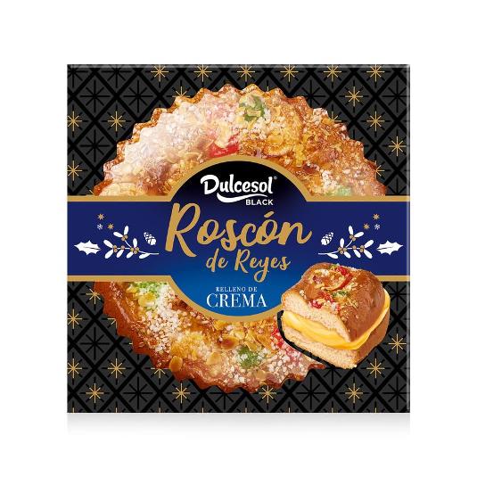 ROSCON REYES RELLENO CREMA DULCESOL UNIDAD 850 GR