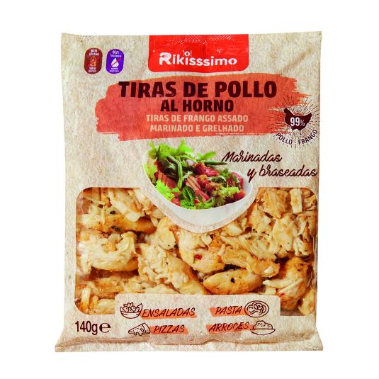 POLLO HORNO TIRAS RIKISSSIMO BOLSA 140 GR