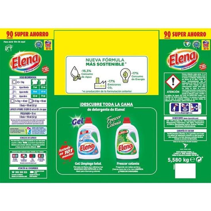 DETERGENTE AUTOMATICAS XXXL 124 ELENA MALETA 124 LA