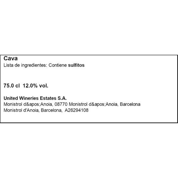 CAVA RESERVA BRUT NATURE 12º M.MONISTROL BTLLA 75 CL
