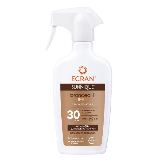 LECHE SOLAR BRONCEA+ SPF 30 ECRAN SUNN PISTOL 270 ML