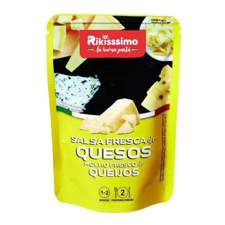 SALSA FRESCA 4 QUESOS RIKISSSIMO UNIDAD 180 GR