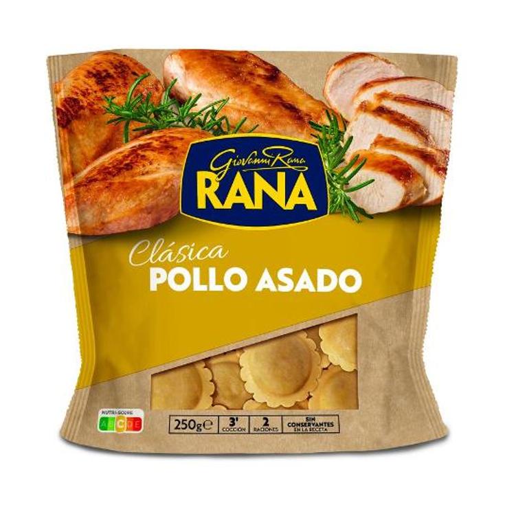 PASTA REFRI RELLENA POLLO ASADO RANA UNIDAD 250 GR