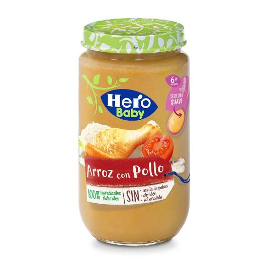 BABY T. ARROZ POLLO TIR. HERO FRASCO 235 GR