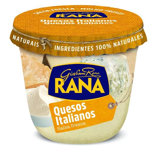 SALSA FRESCA QUESOS ITALIANOS RANA FRASCO 180 GR