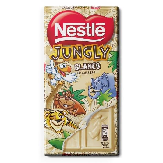 CHOCOLATE BLANCO JUNGLY PTLLA 125 GR