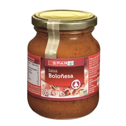 SALSA BOLOÑESA SPAR FRASCO 300 GR