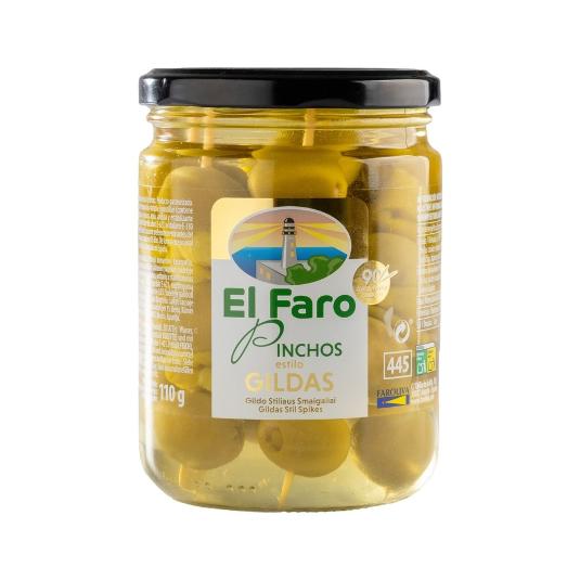 PINCHOS ESTILO GILDA EL FARO FRASCO 130 GR