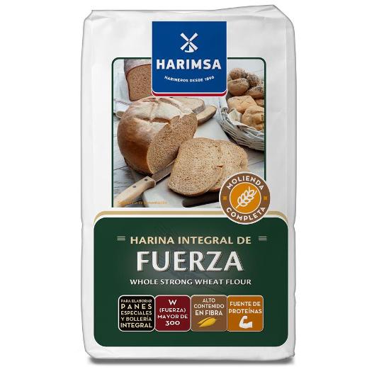 HARINA TRIGO INTEGRAL DE FUERZA HARIMSA PQUTE 1 KG