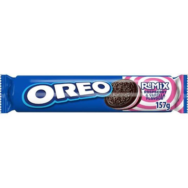 GALLETAS RELL.VAINILLA FRAMBUES OREO PQTE 157 GR