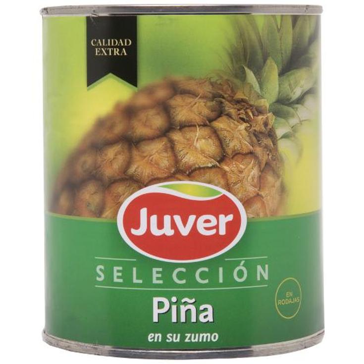 PIÑA RODAJAS EN SU JUGO JUVER LATA 490 GR