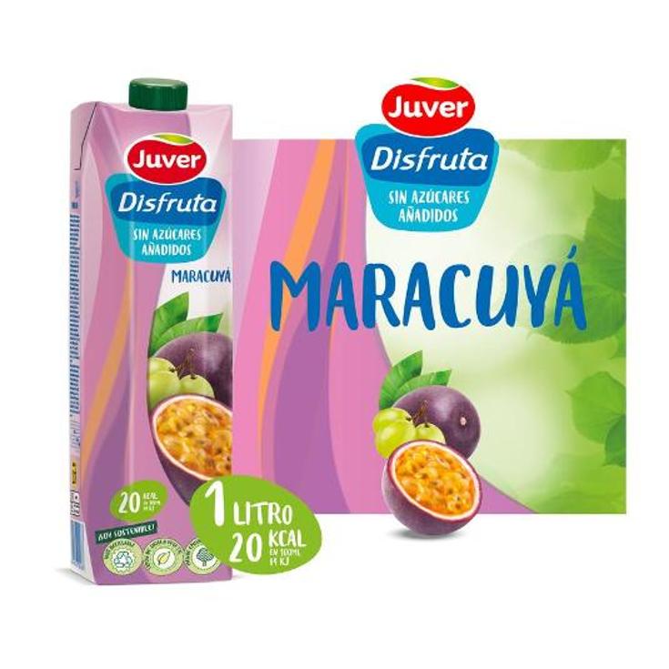 NECTAR MARACUYÁ SIN AZUCAR JUVER BRIK 1 LT