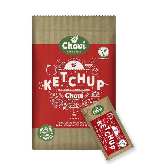 KETCHUP MI RACION 16X10 GR. CHOVI PACK 160 GR