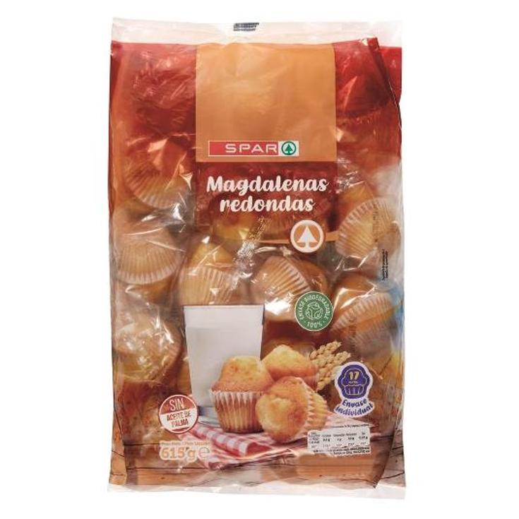 MAGDALENAS ENVUELTAS SPAR BOLSA 615 GR