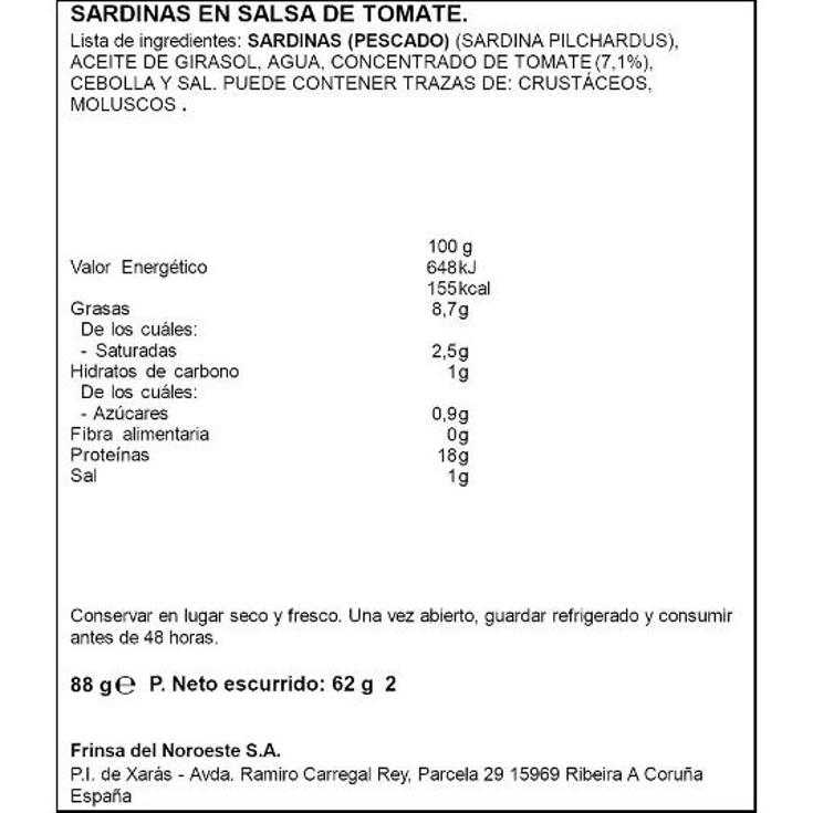 SARDINILLAS TOMATE X2 SPAR PACK 130 GR