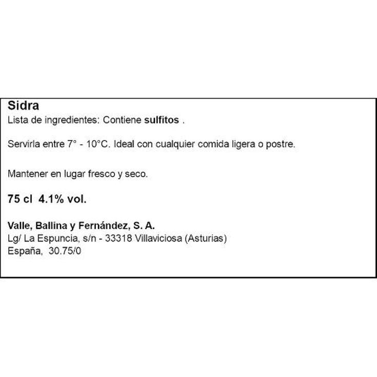 SIDRA ROSE 4,1 GAITERO BTLLA 75 CL