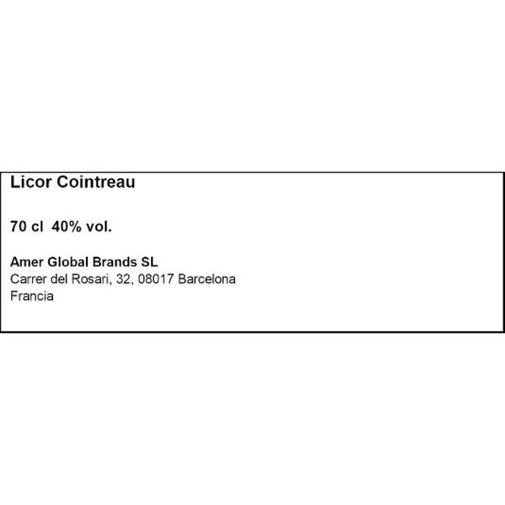 LICOR 40º COINTREAU BTLLA 70 CL