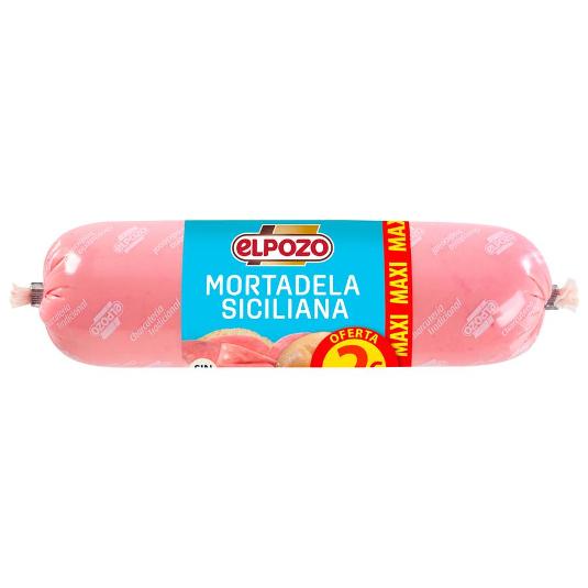 MORTADELA SICILIANA ELPOZO UNIDAD 500 GR