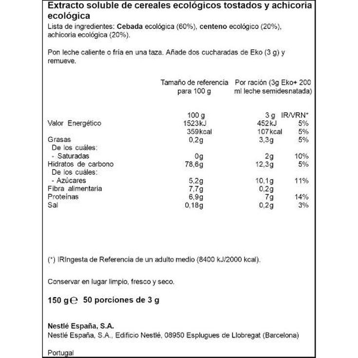SOLUBLE EKO EKO FRASCO 150 GR