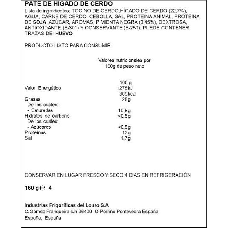 PATE PIMIENTA SPAR FRASCO 160 GR