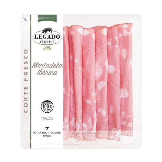 MORTADELA IBERICA LONCHAS LEGADO IBER. PQTE 150 GR