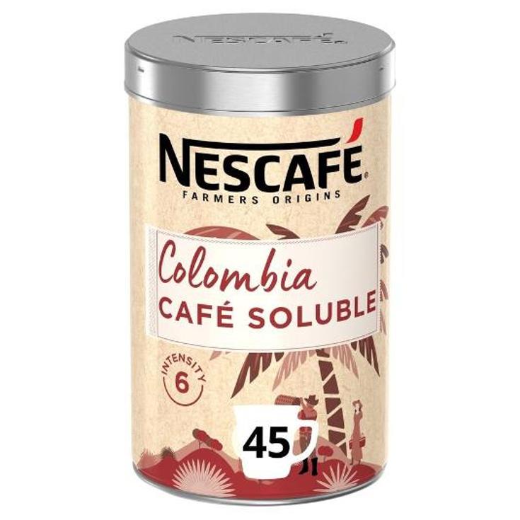 CAFE SOLUBLE FARMERS COLOMBIA NESCAFE LATA 90 GR