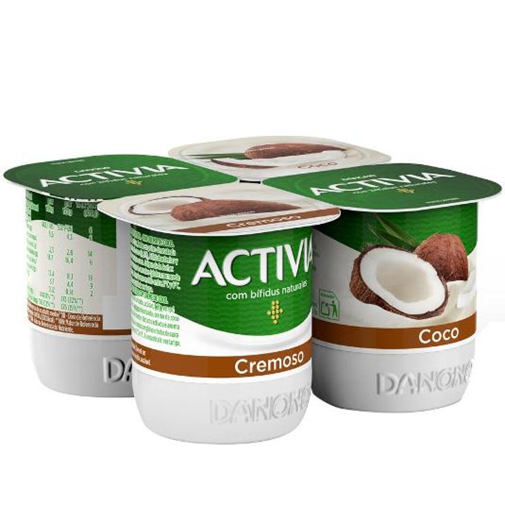ACTIVIA CREMOSO COCO DANONE PACK 460 GR