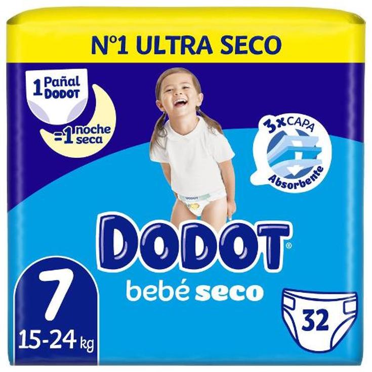 PAÑAL TALLA 7 15-24 KG. 32 UN. DODOT PQTE 32 UD