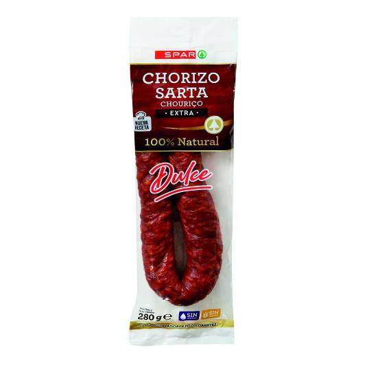 CHORIZO CASERO SARTA DULCE SPAR PIEZA 280 GR