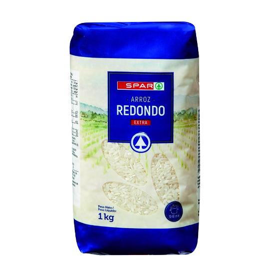 ARROZ REDONDO EXTRA SPAR PQTE 1 KG