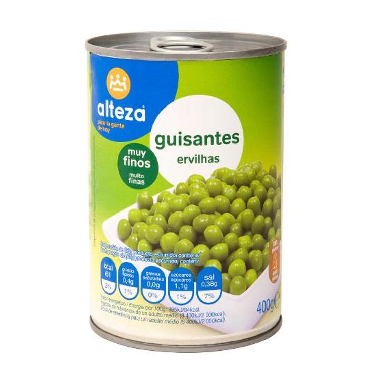 GUISANTES NATURAL MUY FINOS SPAR LATA 250 GR