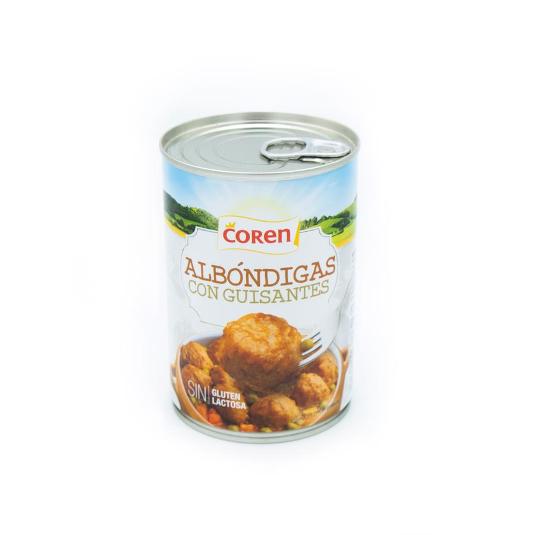 ALBONDIGAS GUISANTES COREN BOTE 425 GR